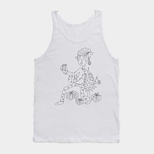 Chrismas joy graphic Tank Top